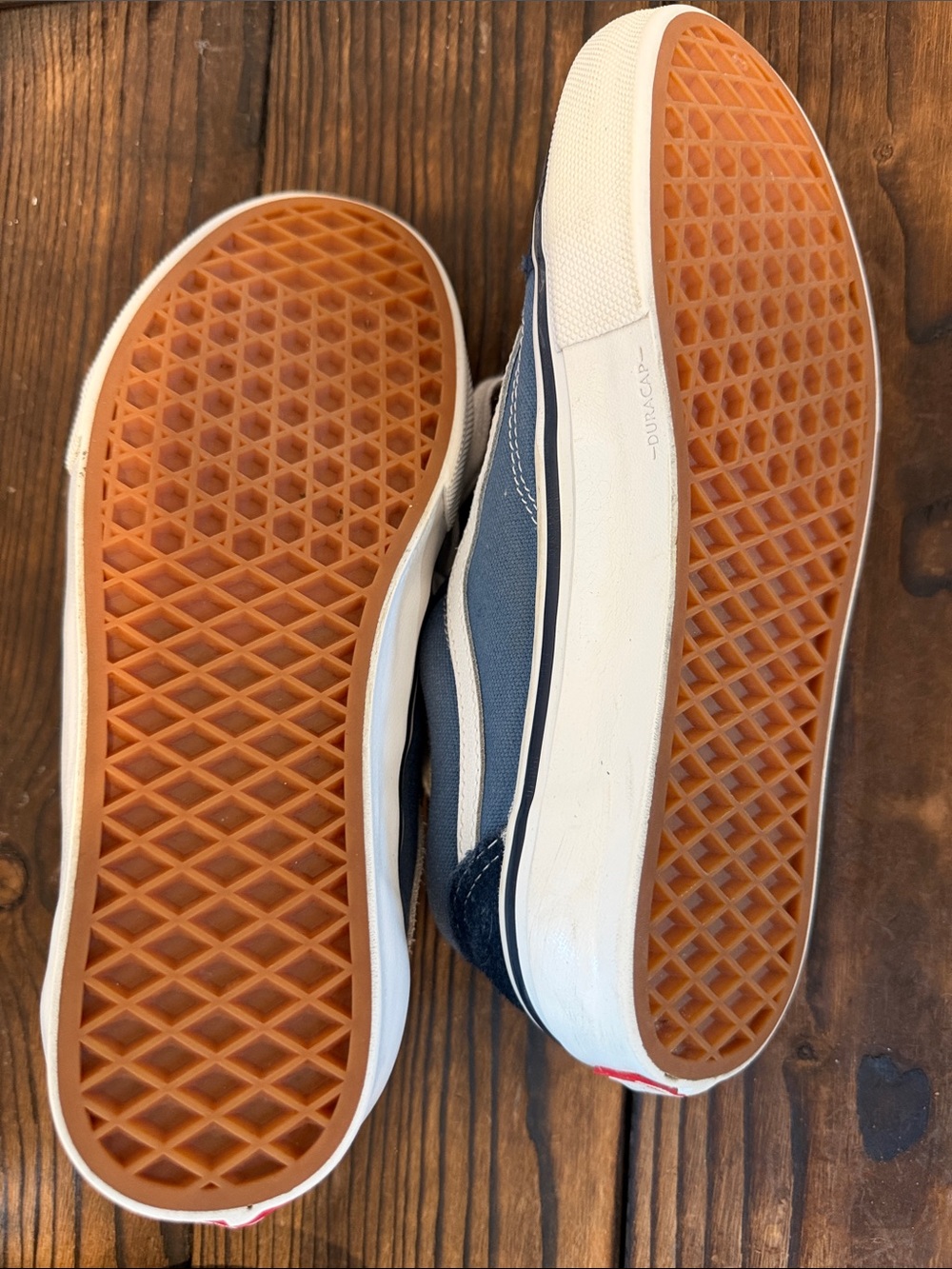 Vans Men's Old Skool Blue Suede Skate Shoes - Picture 7 of 8